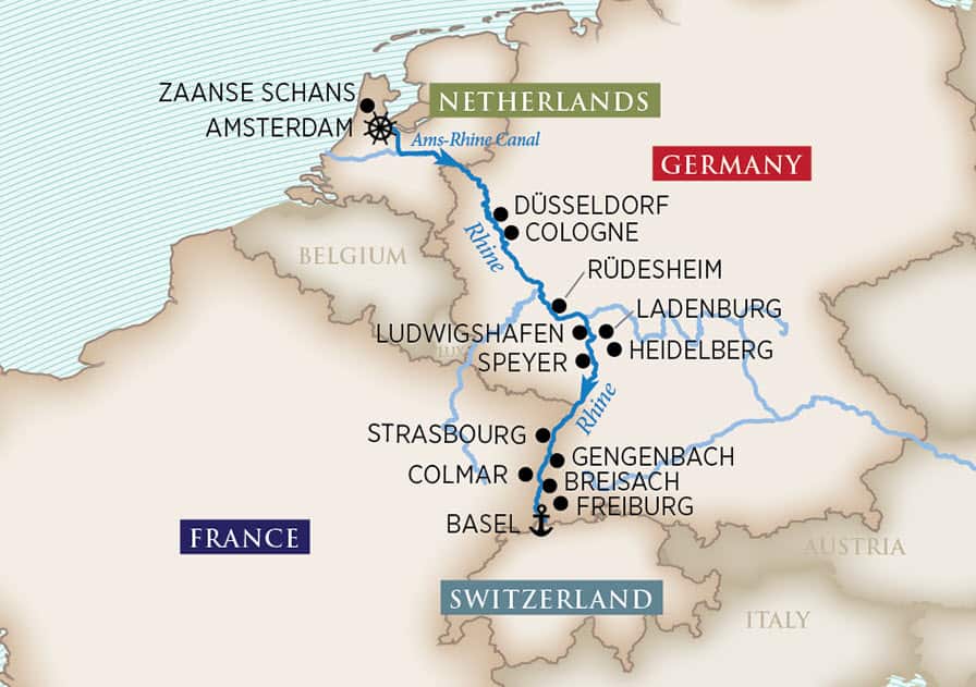 Christmas Markets on the Rhine (Amsterdam to Basel)