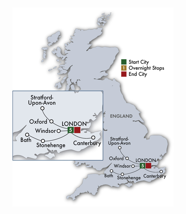Map for London Daytripper - London/London 2026 (7 Days)