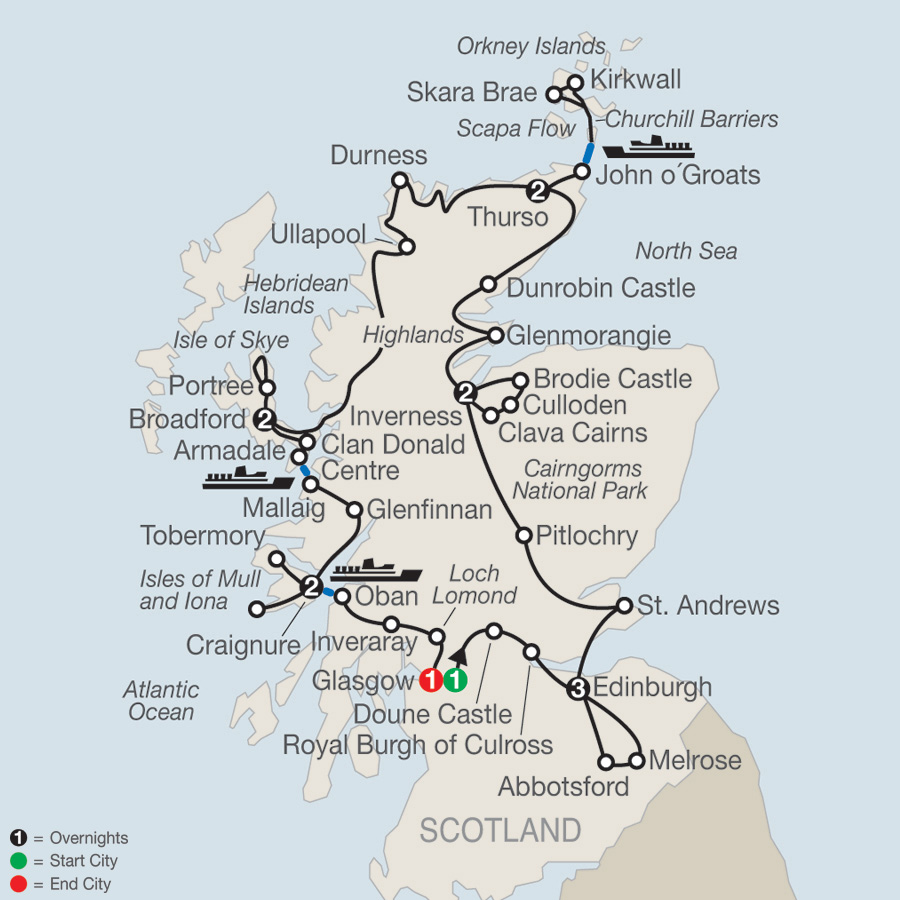 scottish highland tours from glasgow