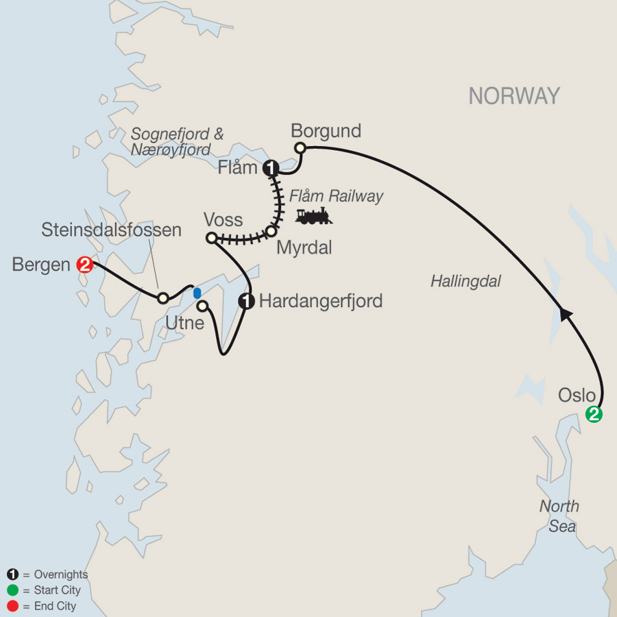 Best of Norway 2019 - 7 days from Oslo to Bergen - Globus | Pavlus Travel