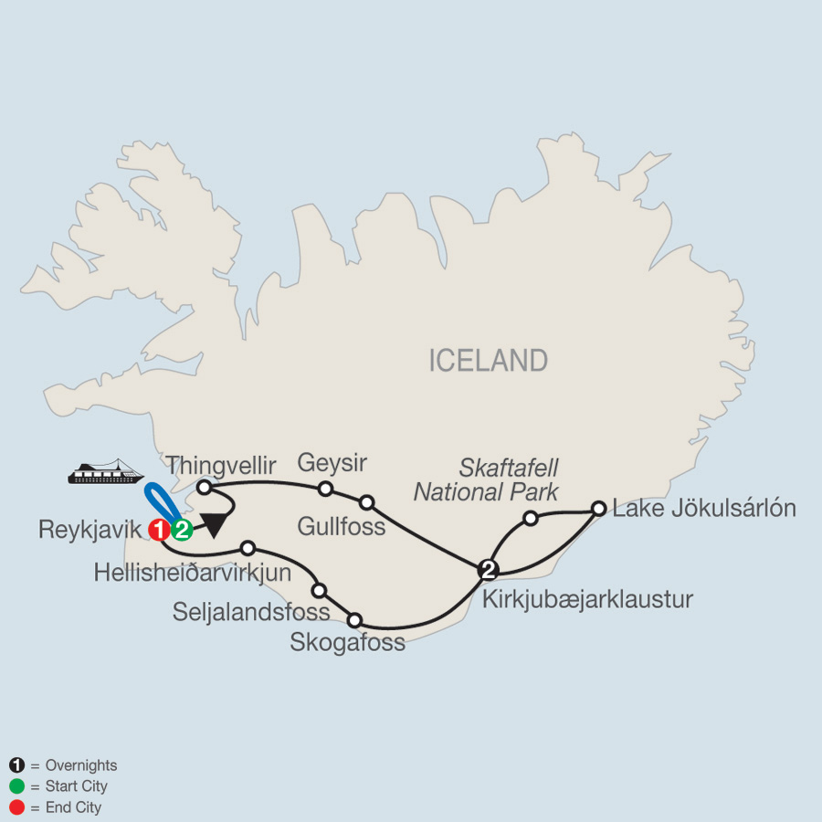 Gems of Iceland with Whale Watching 2019 - 6 days from Reykjavik to ...