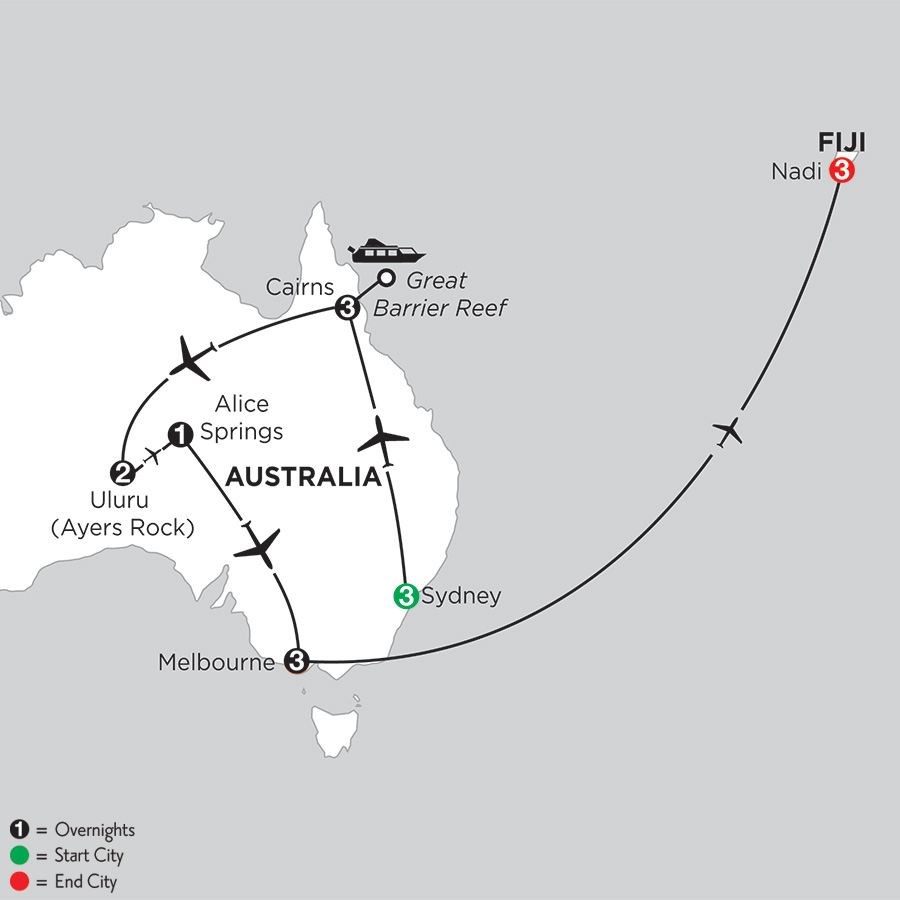 Best Of Australia With Fiji 2019 16 Days From Sydney To Nadi   2019IPGE 