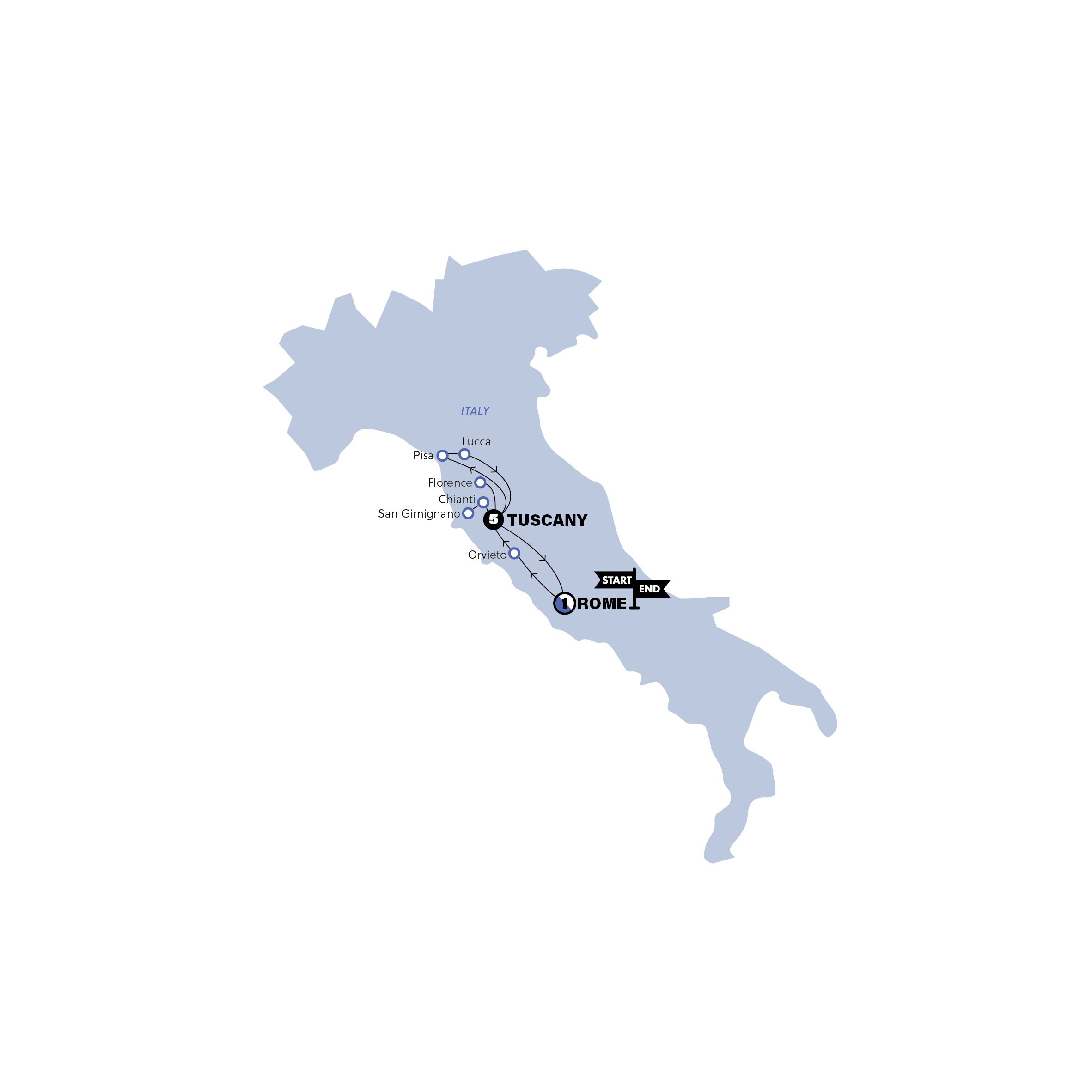 Map for Tuscan Escape | | 2027