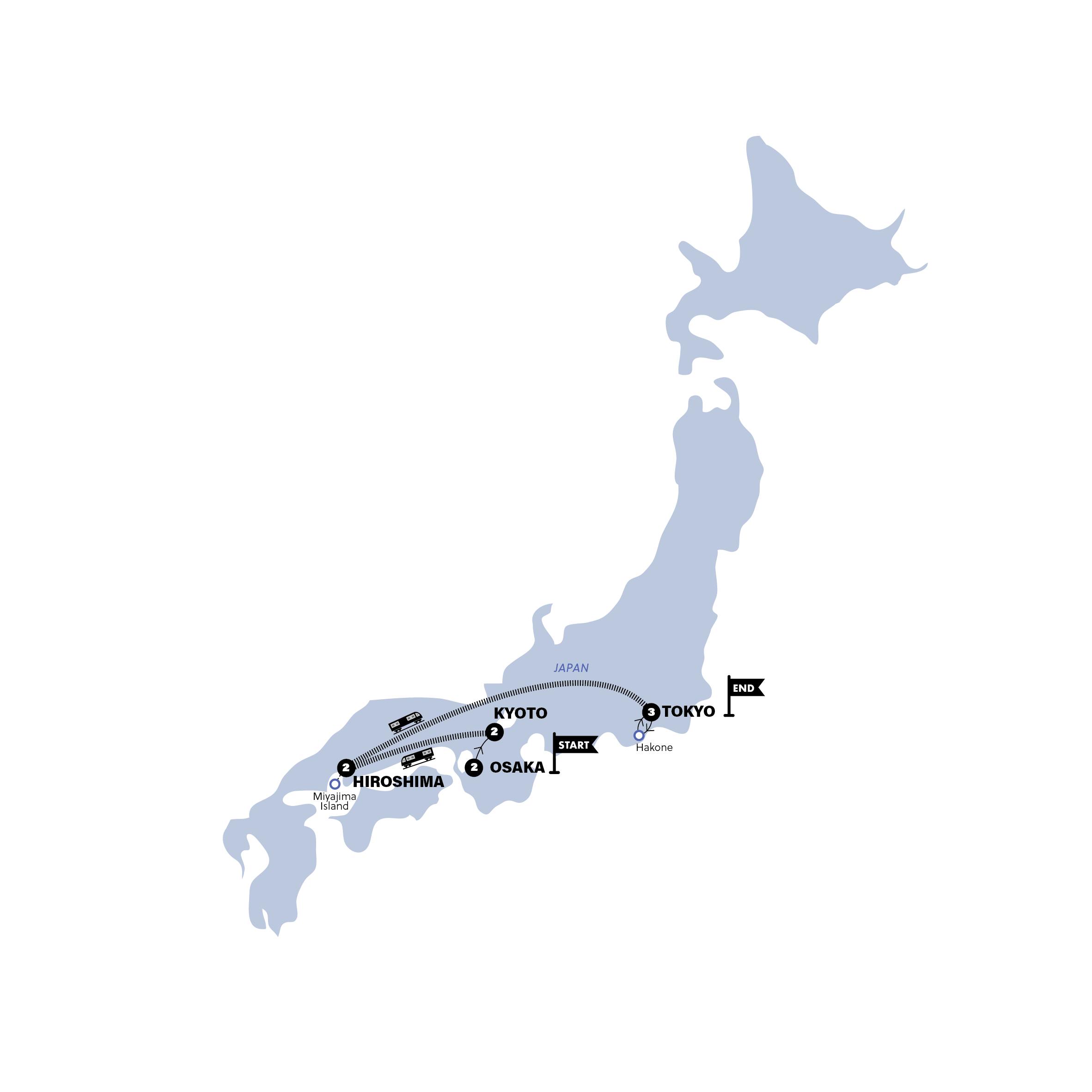 Map for Japan Wonder | 2026-2027