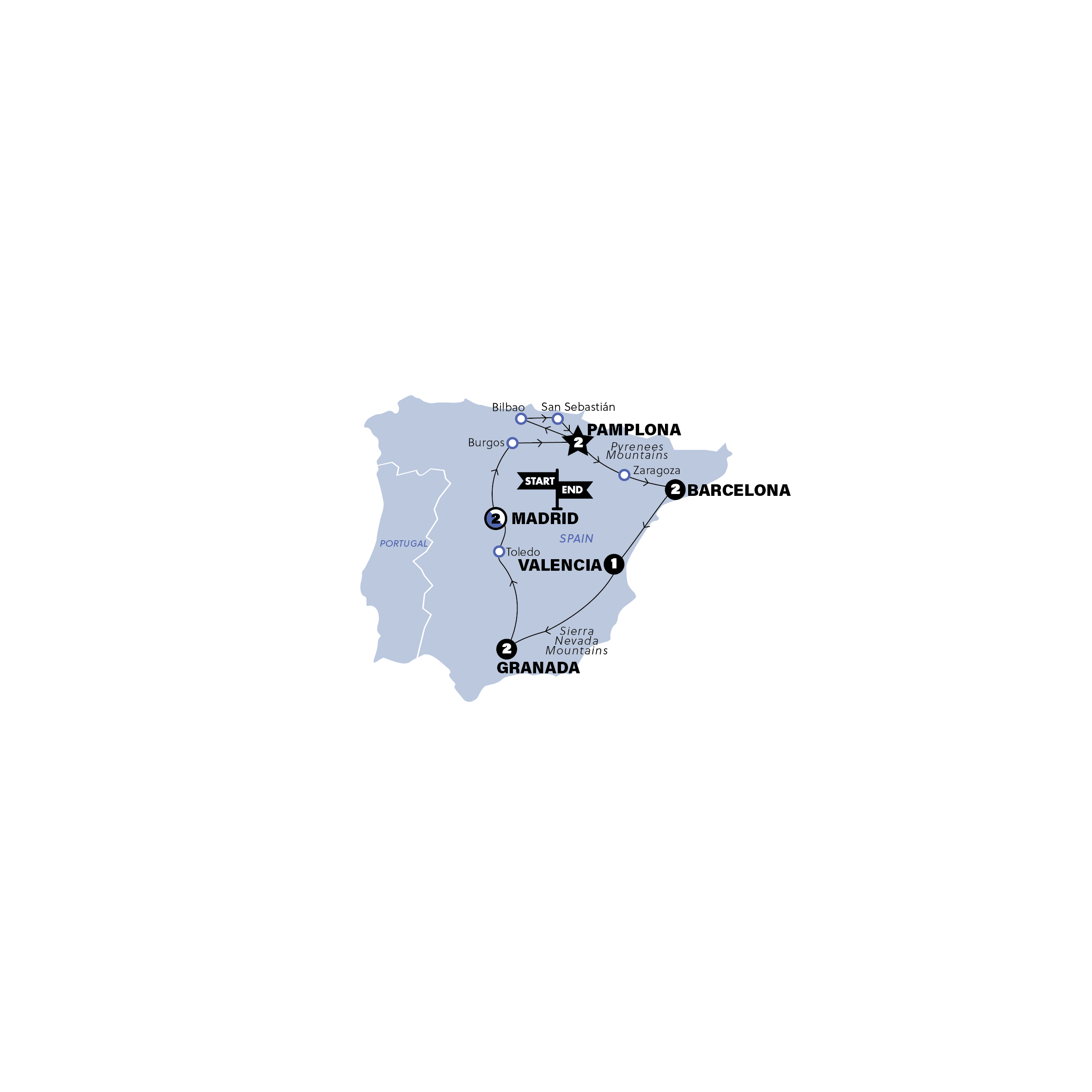 Map for Best of Spain | Classic | | 2026/2027