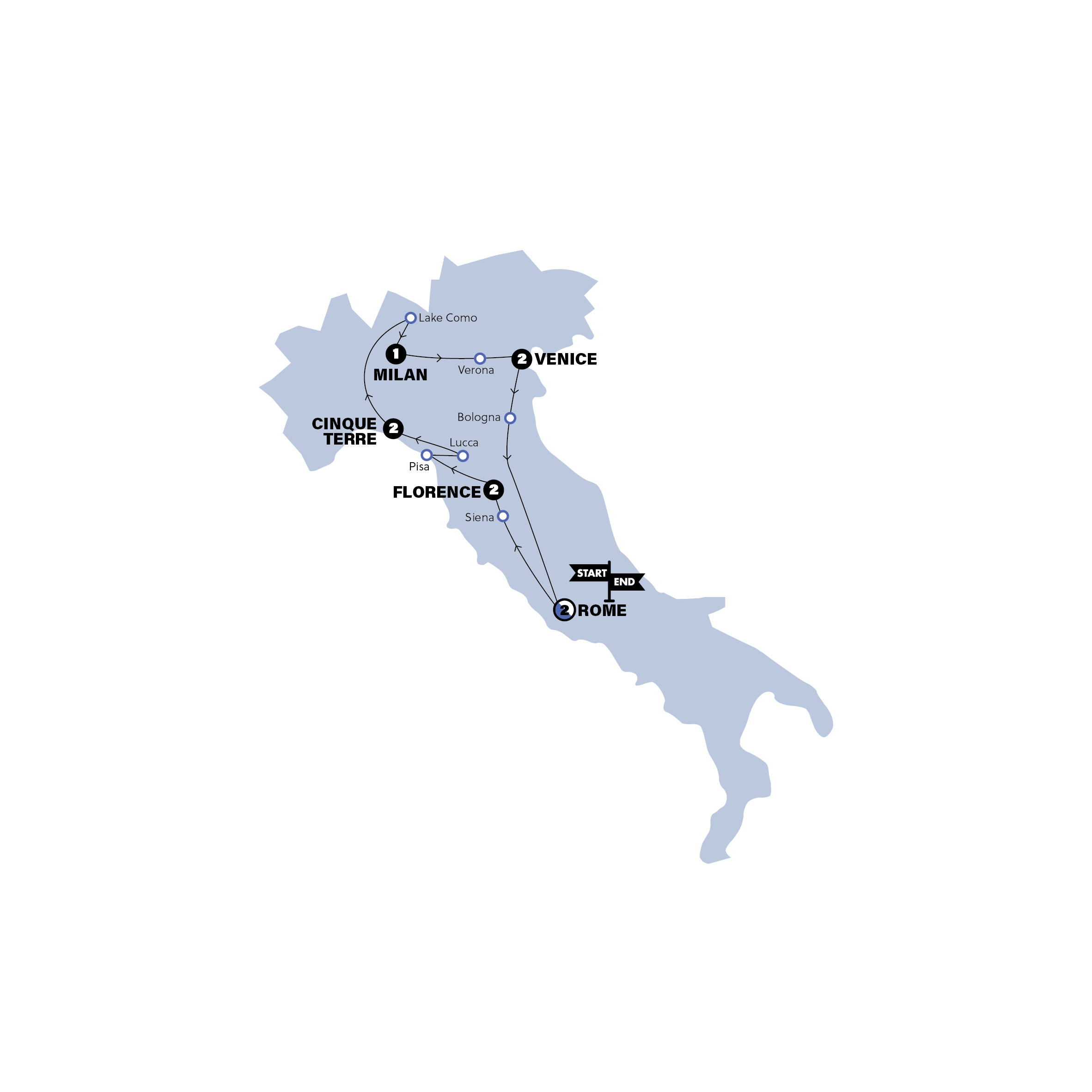 Map for Italian Espresso | | 25/26
