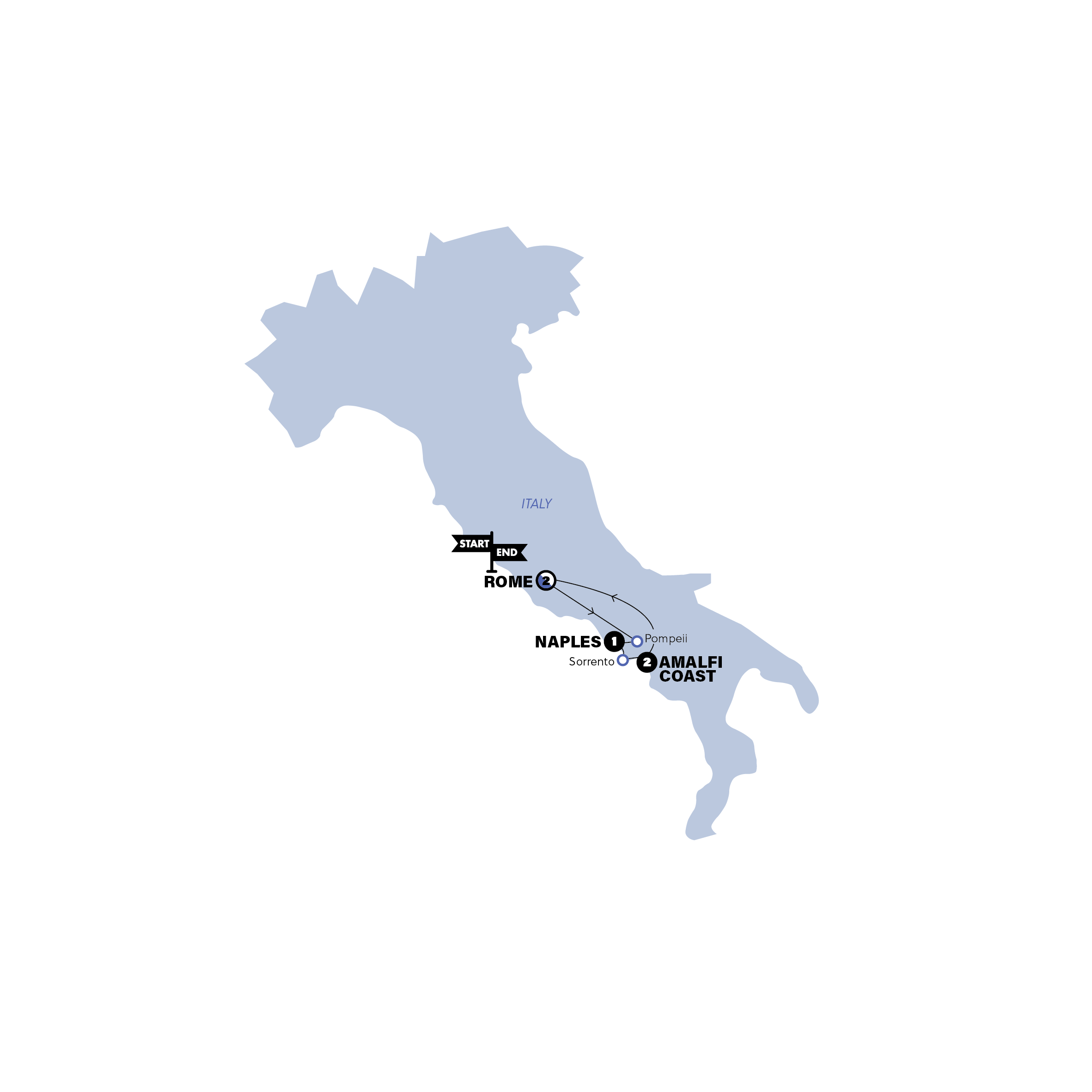 Map for Italian Escape | Classic | | 26/27