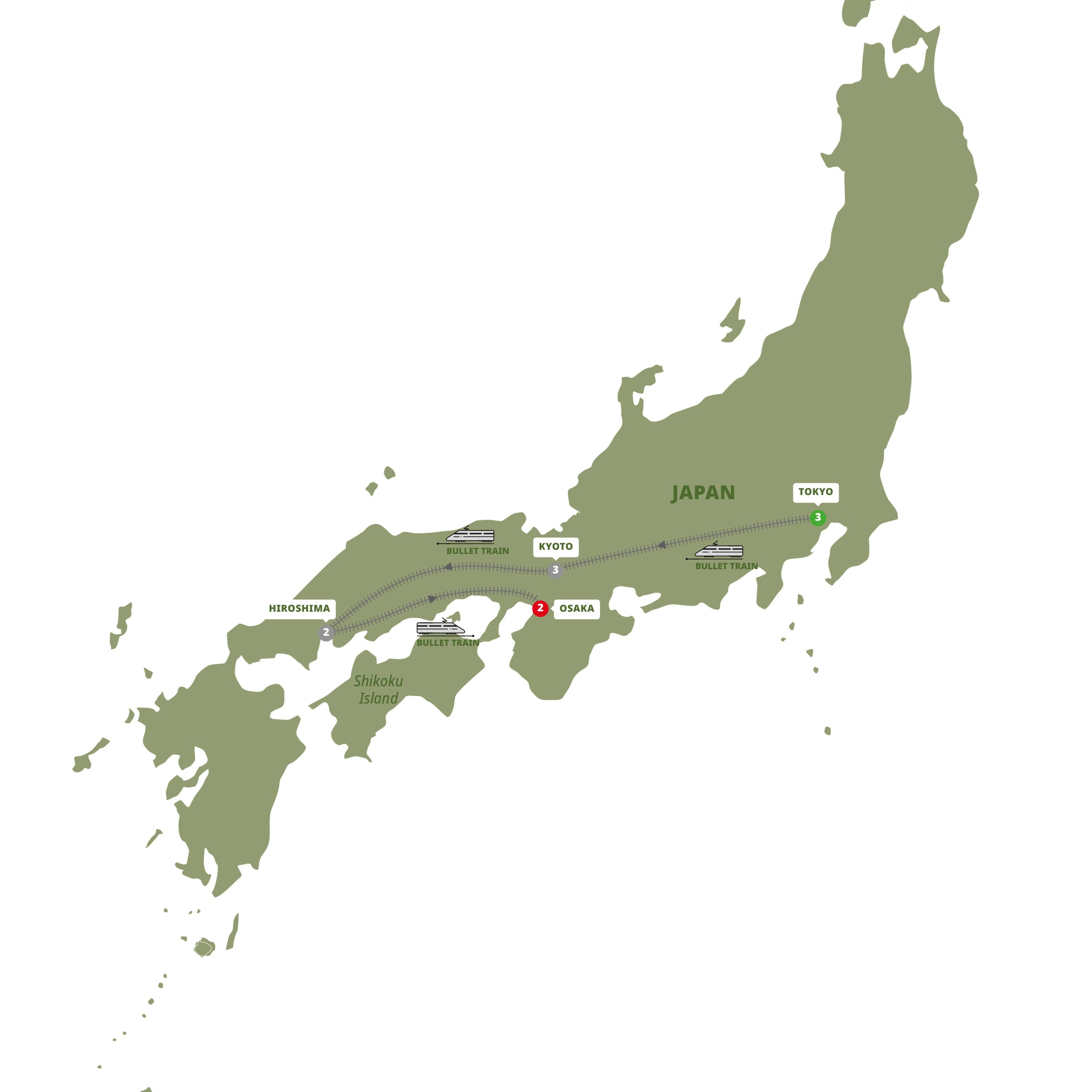 Map for Classic Japan