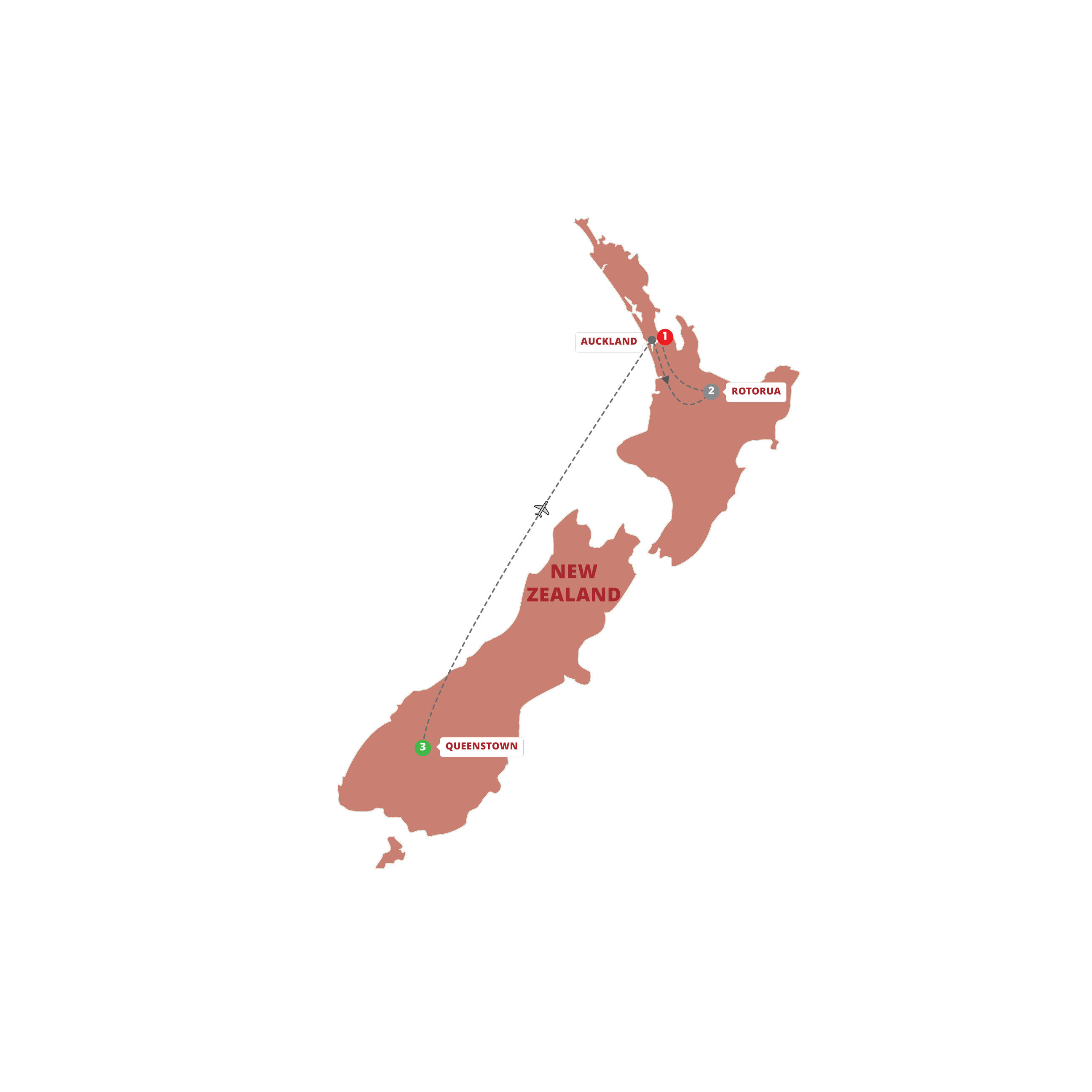 Map for New Zealand Panorama