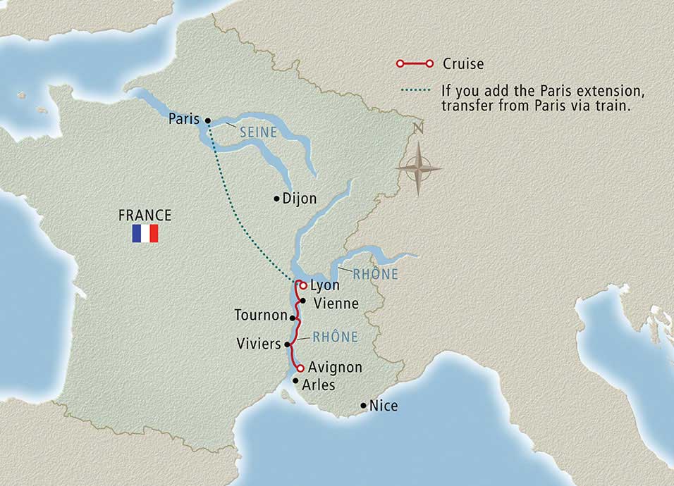 river cruises from lyon to avignon